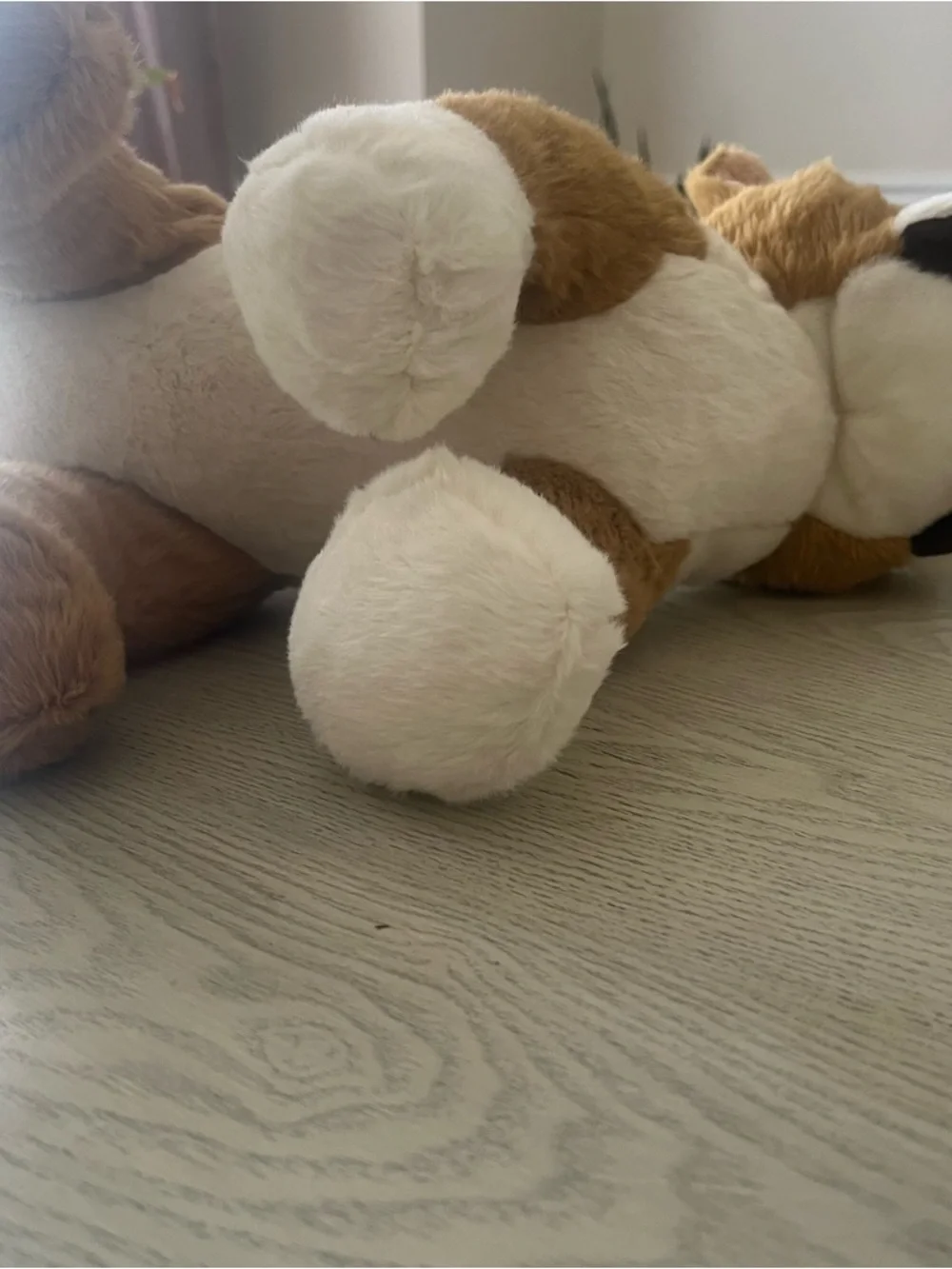 Teddy Mountain 16”‎ Plush Bull Dog w/Pumpkin Costume~DIY Birthday Craft